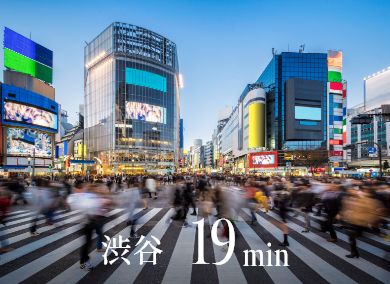 渋谷 19min